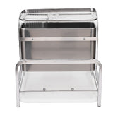 Stainless Steel Kitchen Organizer Rack Multifunctional Cutting Board Chopsticks Spoon Fork Drying Rack