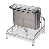 Stainless Steel Kitchen Organizer Rack Multifunctional Cutting Board Chopsticks Spoon Fork Drying Rack