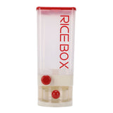Rice Dispenser Large Capacity Multifunctional Airtight Space Saving Rice Storage Container for Home Red