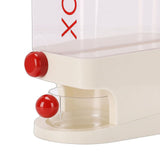 Rice Dispenser Large Capacity Multifunctional Airtight Space Saving Rice Storage Container for Home Red
