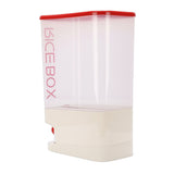 Rice Dispenser Large Capacity Multifunctional Airtight Space Saving Rice Storage Container for Home Red