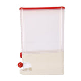 Rice Dispenser Large Capacity Multifunctional Airtight Space Saving Rice Storage Container for Home Red