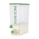 Rice Dispenser Large Capacity Multifunctional Airtight Space Saving Rice Storage Container for Home Green In Australia - Darrahopens