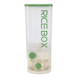 Rice Dispenser Large Capacity Multifunctional Airtight Space Saving Rice Storage Container for Home Green In Australia - Darrahopens