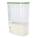 Rice Dispenser Large Capacity Multifunctional Airtight Space Saving Rice Storage Container for Home Green