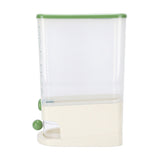 Rice Dispenser Large Capacity Multifunctional Airtight Space Saving Rice Storage Container for Home Green