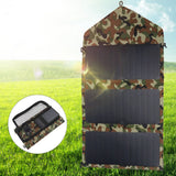 21W 5V Dual USB Port Portable Flexible Folding Waterproof Solar Panel for Mobile Phone Charging