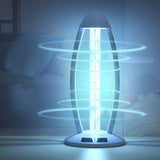 Dual Tube Ultraviolet Light Lamp Remote Control Timing Table Light for Home Hospital UseUS Plug 110V