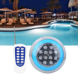 12LED 12W AC12V Swimming Pool Wall Light Remote Control IP68 Underwater Lights Decor