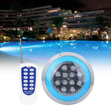 12LED 12W AC12V Swimming Pool Wall Light Remote Control IP68 Underwater Lights Decor