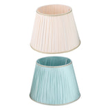 2PCS E27 Modern Simple Desk Lamp Cover Shade Fabric Lampshade for Living Room Bedroom