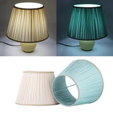 2PCS E27 Modern Simple Desk Lamp Cover Shade Fabric Lampshade for Living Room Bedroom