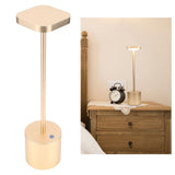 USB Rechargeable LED Bar Table Lamps Portable Desk Lamp for Bedside Dining Room Home DecorGold