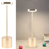 USB Rechargeable LED Bar Table Lamps Portable Desk Lamp for Bedside Dining Room Home DecorGold