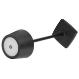 LED Desk Lamp USB Charging Table Lamps for Bar Living Room Reading Light Warm White LightBlack