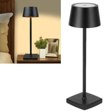 LED Desk Lamp USB Charging Table Lamps for Bar Living Room Reading Light Warm White LightBlack