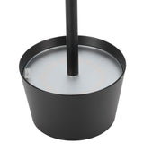 LED Desk Lamp USB Charging Table Lamps for Bar Living Room Reading Light Warm White LightBlack