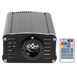 RGBW Fiber Optic Light 19W Remote Control Ceiling Lighting for KTV Bar Decoration 0.75mm x 2mUS Plug 100-240V