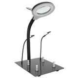 40LED 15X Magnifying Lamp with Adjustable Hose for Jewelery Identification Circuit Board RepairUS 110‑220V