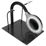 40LED 15X Magnifying Lamp with Adjustable Hose for Jewelery Identification Circuit Board RepairUS 110‑220V