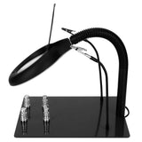 40LED 15X Magnifying Lamp with Adjustable Hose for Jewelery Identification Circuit Board RepairEU 110‑220V