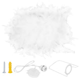 E27 Modern Feather Ceiling Light Pendant Lamp Shade Chandelier Home Bedroom Decor 110-240V In Australia - Darrahopens