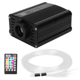 16W Fiber Optic Light RGBW LED Ceiling Light Kit APP Control with 2m Fiber Optic Cable