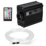 16W Fiber Optic Light RGBW LED Ceiling Light Kit APP Control with 2m Fiber Optic Cable