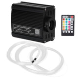 16W Fiber Optic Light RGBW LED Ceiling Light Kit APP Control with 2m Fiber Optic Cable