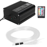 16W Fiber Optic Light RGBW LED Ceiling Light Kit APP Control with 2m Fiber Optic Cable