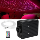 16W Fiber Optic Light RGBW LED Ceiling Light Kit APP Control with 2m Fiber Optic Cable