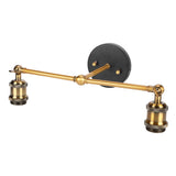 E27 Double Heads Wall Light Retro Style Wrought Iron Decorative Wall Lamp Fixture AC85‑265V In Australia - Darrahopens