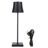 LED Desk Lamp USB Charging Touch Dimming Table Lamps for Bar Living Room Reading Book LightBlack In Australia - Darrahopens
