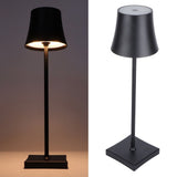 LED Desk Lamp USB Charging Touch Dimming Table Lamps for Bar Living Room Reading Book LightBlack