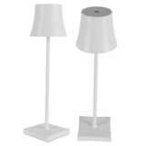 LED Desk Lamp USB Charging Touch Dimming Table Lamps for Bar Living Room Reading Book LightWhite