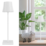 LED Desk Lamp USB Charging Touch Dimming Table Lamps for Bar Living Room Reading Book LightWhite