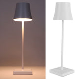 LED Desk Lamp USB Charging Touch Dimming Table Lamps for Bar Living Room Reading Book LightWhite