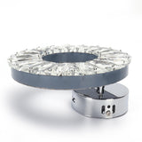 Crystal Wall Lamp 12W Stainless Steel Decorative Lamp for Hotel Corridor Stairway 85-265V White