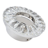 LED Crystal Wall Lamp 85‑265V 2000LM Human Body Induction Wall Lamp for Aisle Bathroom Corridor Hall Restaurant