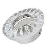 LED Crystal Wall Lamp 85‑265V 2000LM Human Body Induction Wall Lamp for Aisle Bathroom Corridor Hall Restaurant