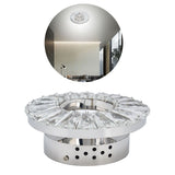LED Crystal Wall Lamp 85‑265V 2000LM Human Body Induction Wall Lamp for Aisle Bathroom Corridor Hall Restaurant
