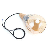 E27 Glass Pendant Light Holder Modern Hanging Light Socket Without Bulb 16cm Living Room Decor 220V