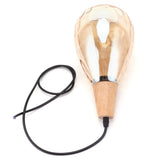 E27 Glass Pendant Light Holder Modern Hanging Light Socket Without Bulb 16cm Living Room Decor 220V