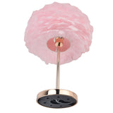 E27 Feather Desk Lamp Stand Modern Table Lamp Holder for Bedroom Beside Wedding Birthday DecorUS Plug 110V