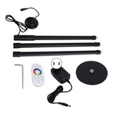 Floor Lamp Innovative Dynamic Remote Control Long Column Light for KTV Living Room Bedroom 100‑240VUS