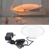 LED Crystal Table Lamp Projection Lamp for Bedroom Study Living Room Decor Warm Light
