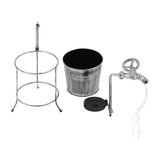 Lawn Lamp Solar Outdoor Waterproof Metal Faucet Durable Light Statue for Courtyard Lawn Balcony