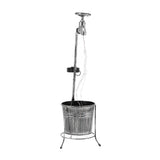 Lawn Lamp Solar Outdoor Waterproof Metal Faucet Durable Light Statue for Courtyard Lawn Balcony