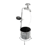 Lawn Lamp Solar Outdoor Waterproof Metal Faucet Durable Light Statue for Courtyard Lawn Balcony