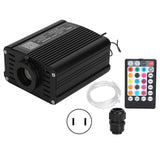 LED Fiber Optic Light 16W/RGBW Ceiling Fiber Optic Light for Car Roof Home DecorationUS Plug 100‑240V In Australia - Darrahopens